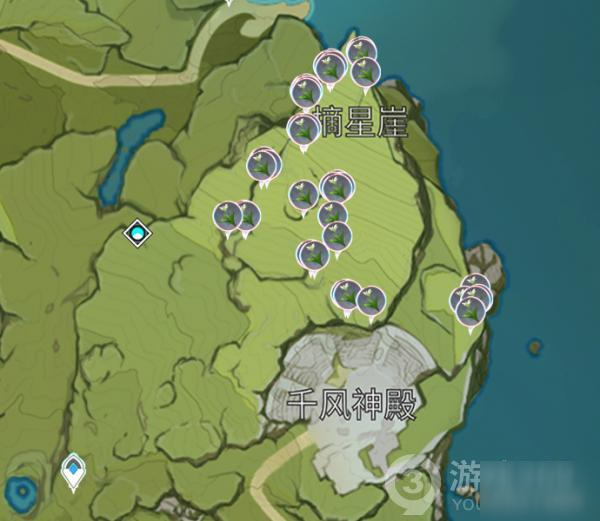 原神塞西莉亞花采集地點