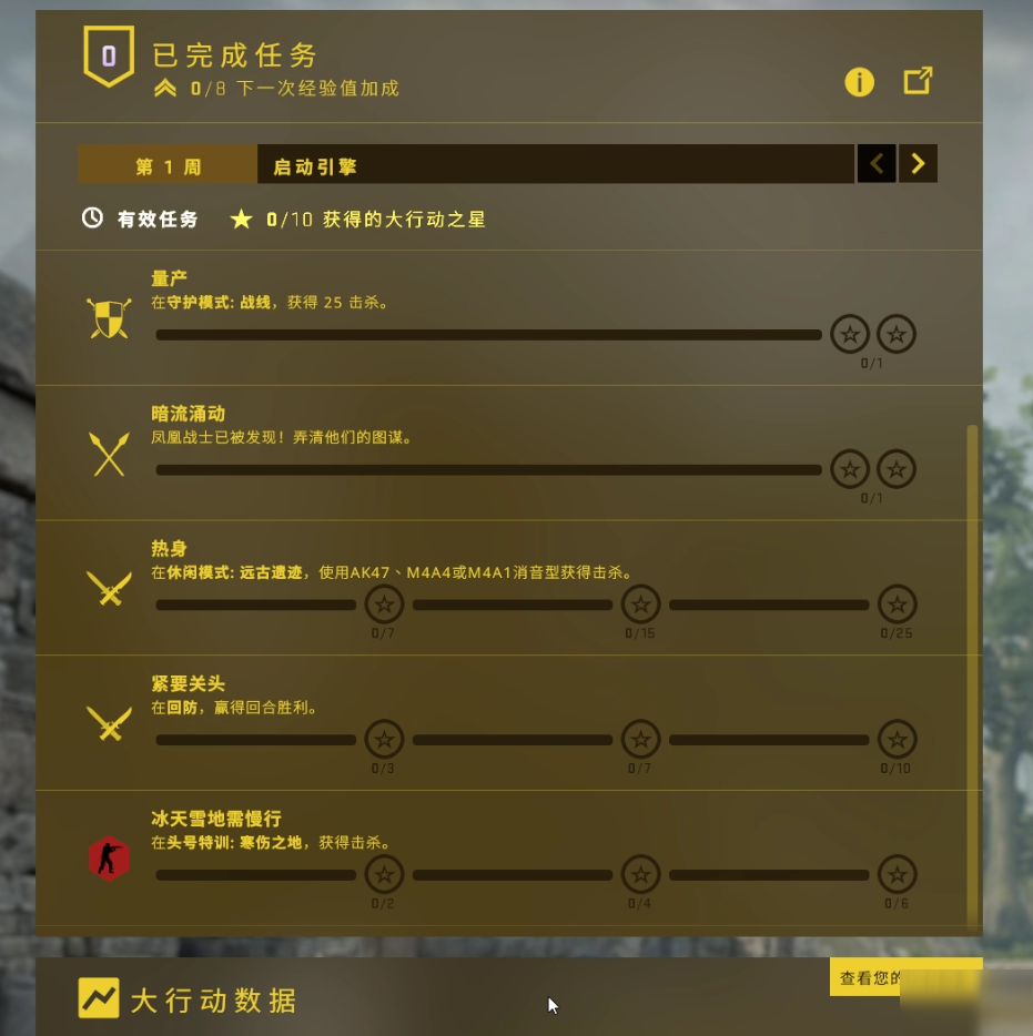 csgo狂牙大行动攻略大全，狂牙大行动任务奖励汇总