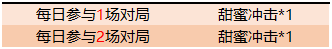 《王者荣耀》收集甜蜜冲击兑改名卡等好礼