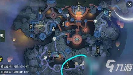 2020《一梦江湖》手游2月12日坐观万象打坐位置
