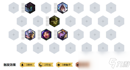 《LOL》云頂之弈10.2月蝕森林德魯秘陣容搭配