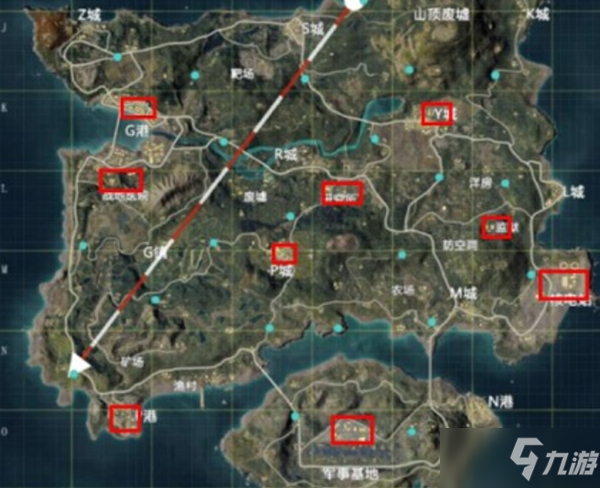 pubg飞机刷新地点