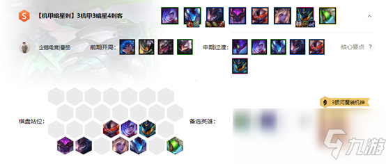 《LOL》云頂之弈10.6機甲暗星刺陣容攻略