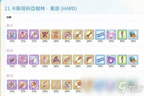 《公主连结Re：Dive》困难副本装备掉落表汇总
