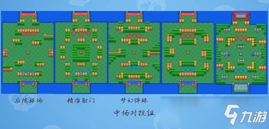 荒野乱斗乱斗足球地图汇总解析 集结绿茵一蹴而成