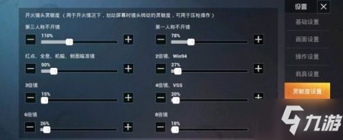 和平精英SS7灵敏度最新设置方案