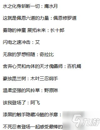 火影忍者櫻花問答所有答案分享 櫻花問答題庫答案一覽