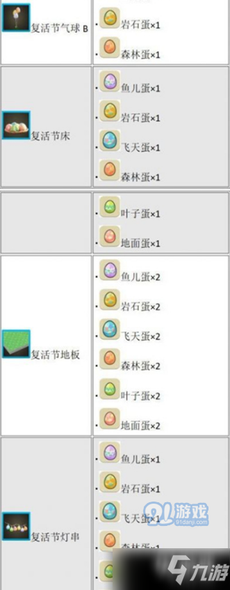 动物之森复活节配方有哪些？动森全复活节配方图纸一览