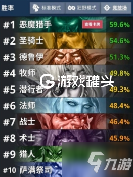 爐石傳說惡魔獵手卡組有哪些 爐石傳說惡魔獵手三模式第一