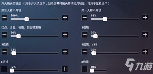 《和平精英》SS7最新灵敏度设置推荐