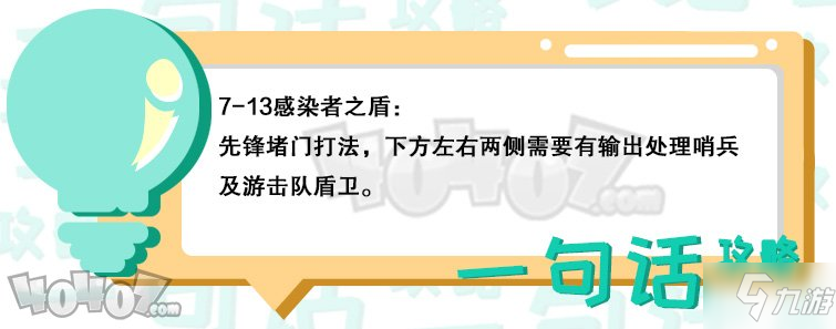 明日方舟第七章7-13怎么過 7-13低配通關(guān)攻略