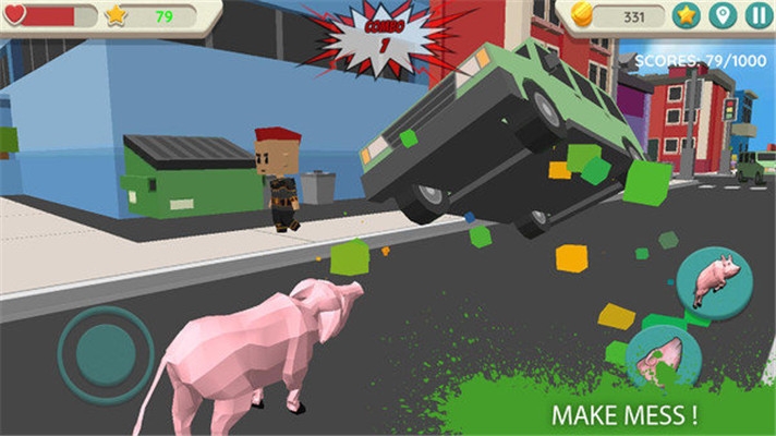 疯狂的猪模拟好玩吗 疯狂的猪模拟玩法简介