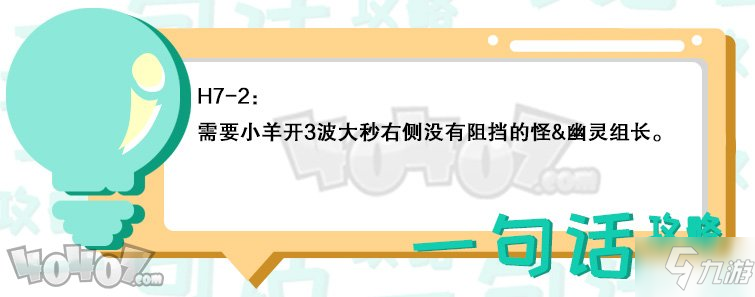 明日方舟第七章H7-2怎么过 H7-2低配通关攻略