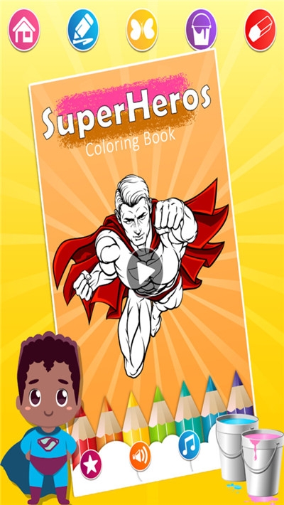 超级英雄填色好玩吗 超级英雄填色玩法简介