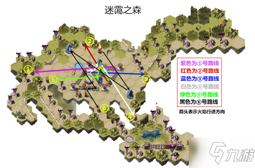 劍與遠(yuǎn)征 新奇境迷靄之森打法及全部路線分析