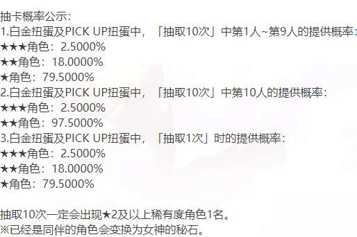 公主連結(jié)十連與單抽分析