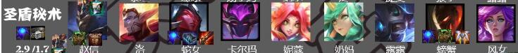 《LOL》云頂之弈10.12大威天龍圣盾龍王陣容介紹