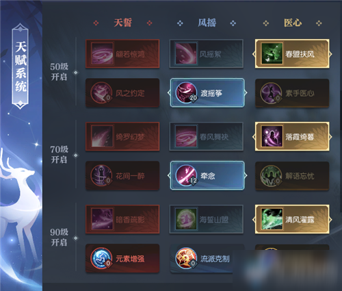 《逆水寒》药王谷新天赋作用汇总