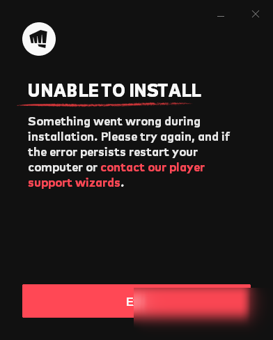 瓦罗兰特显示UnabletoInstall怎么办 特战英豪UnabletoInstall解决方法介绍