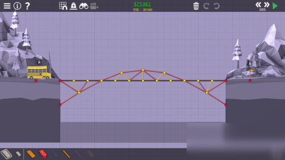 桥梁建造师2大型桥梁1-16怎么过 polybridge2大型桥梁1-16过法攻略