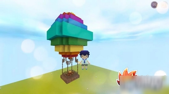 《迷你世界》热气球制作方法
