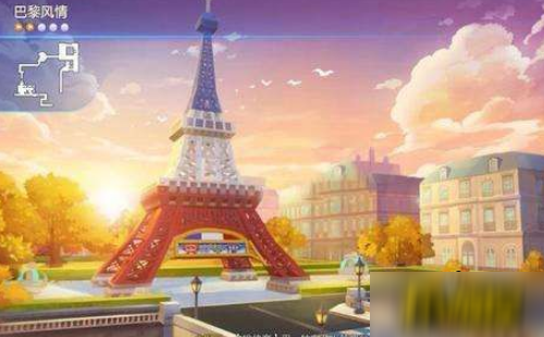 跑跑卡丁车手游巴黎铁塔的宝藏在哪里-巴黎铁塔的宝藏位置介绍
