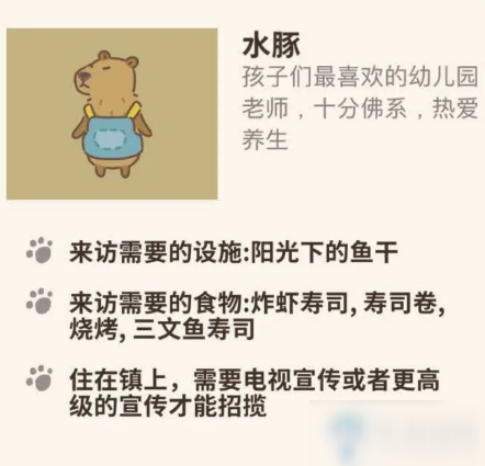 《動物餐廳》水豚老師來訪條件一覽