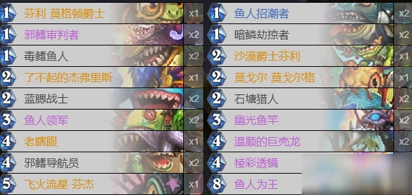 《爐石傳說》外域的灰燼棱鏡魚人騎卡組推薦