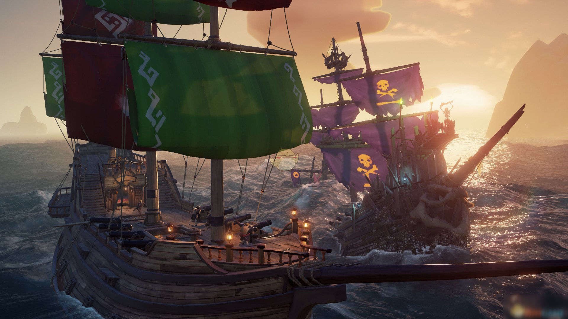 《盗贼之海》两船保持相对距离方法介绍