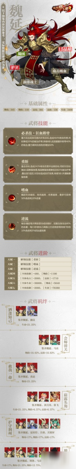 放开那三国3武将图鉴