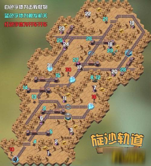 劍與遠征旋沙軌道路線怎么走-旋沙軌道最優(yōu)路線攻略