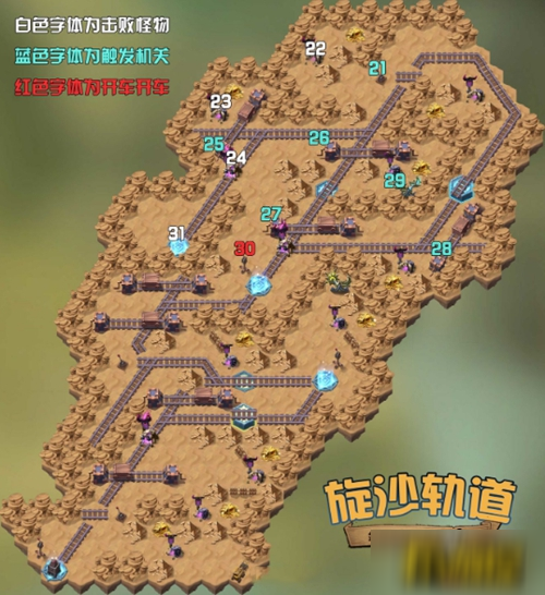 劍與遠征旋沙軌道路線怎么走-旋沙軌道最優(yōu)路線攻略