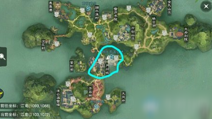 2020《一梦江湖》手游7月27日坐观万象打坐位置