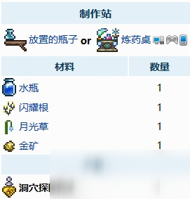 泰拉瑞亞探險藥水怎么合成