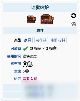 泰拉瑞亞地獄熔爐怎么合成