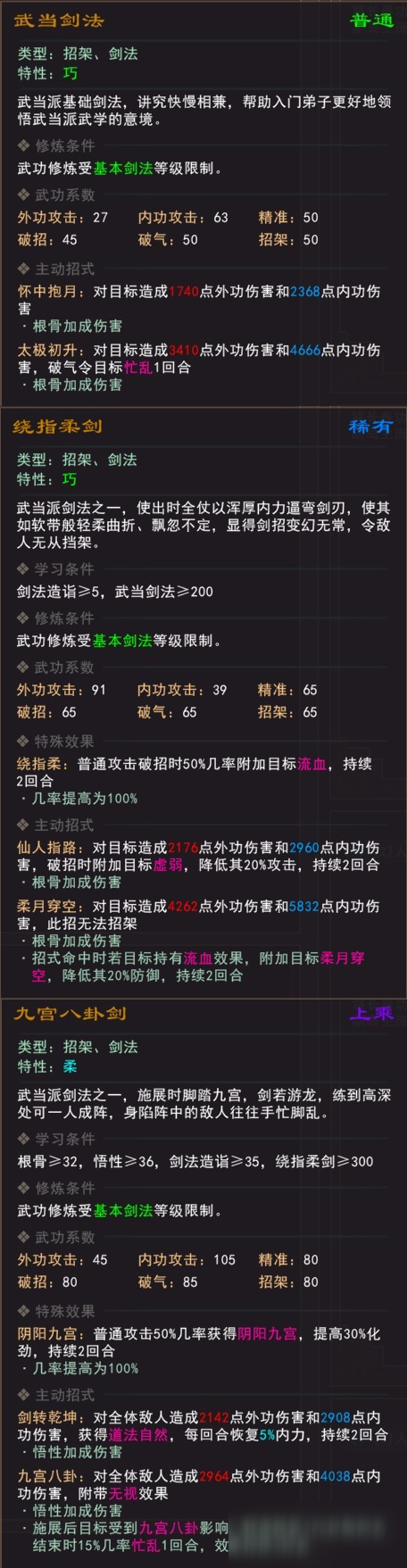 我來自江湖武當武學(xué)怎么得 武當全武學(xué)獲取方法