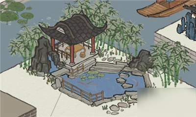 江南百景图竹林花园用什么换