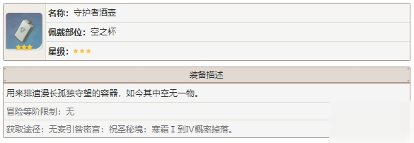 原神守護(hù)者酒壺圣遺物總匯 原神守護(hù)者酒壺圣遺物效果屬性介紹