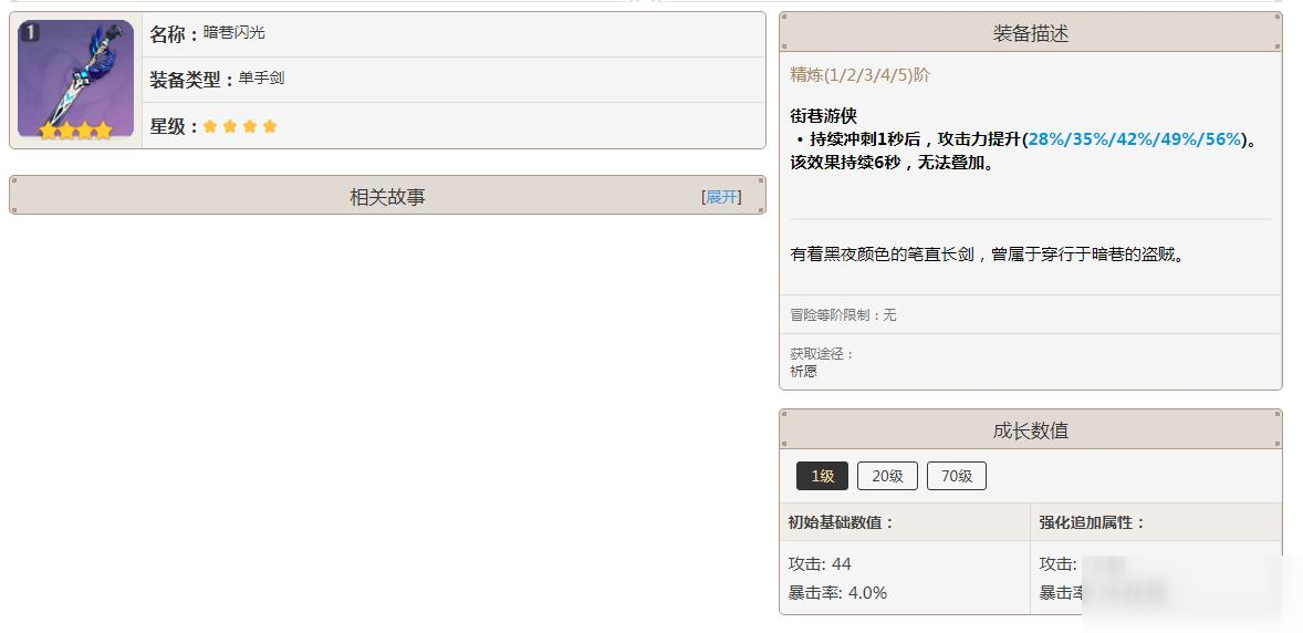 原神暗巷闪光怎么获得