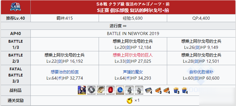 FGO2020弓凜祭自由本S正賽俱樂(lè)部級(jí)配置