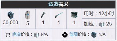 星际战甲恶狼战锤铸造材料