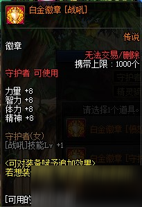 《DNF》100級(jí)精靈騎士白金徽章推薦