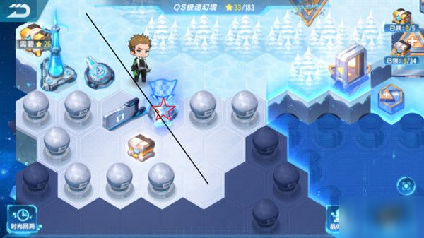 QQ飞车手游S18极速幻境第二天怎么过？北地冰港通关路线分享[多图]