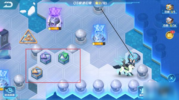 QQ飞车手游S18极速幻境第二天怎么过？北地冰港通关路线分享[多图]