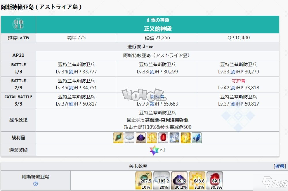 fgo2.5.1free本配置攻略 神代巨神海洋亚特兰蒂斯自由关卡掉落