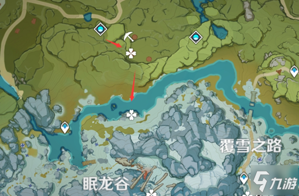 原神龙脊雪山素材采集路线推荐 1.2锄地路线分享