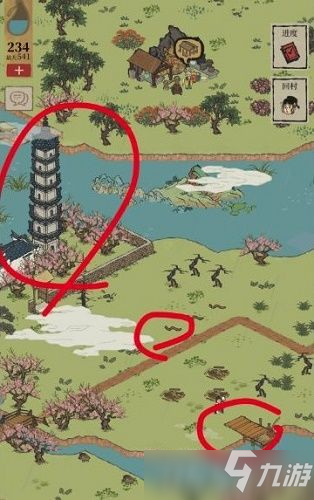 江南百景图又见桃花村钓鱼位置介绍 江南百景图又见桃花村钓鱼攻略