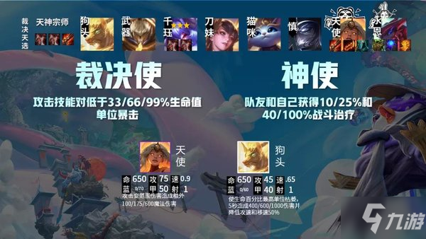 云顶4.5天选裁决使天使主c阵容-云顶之弈4.5裁决天神宗师套攻略
