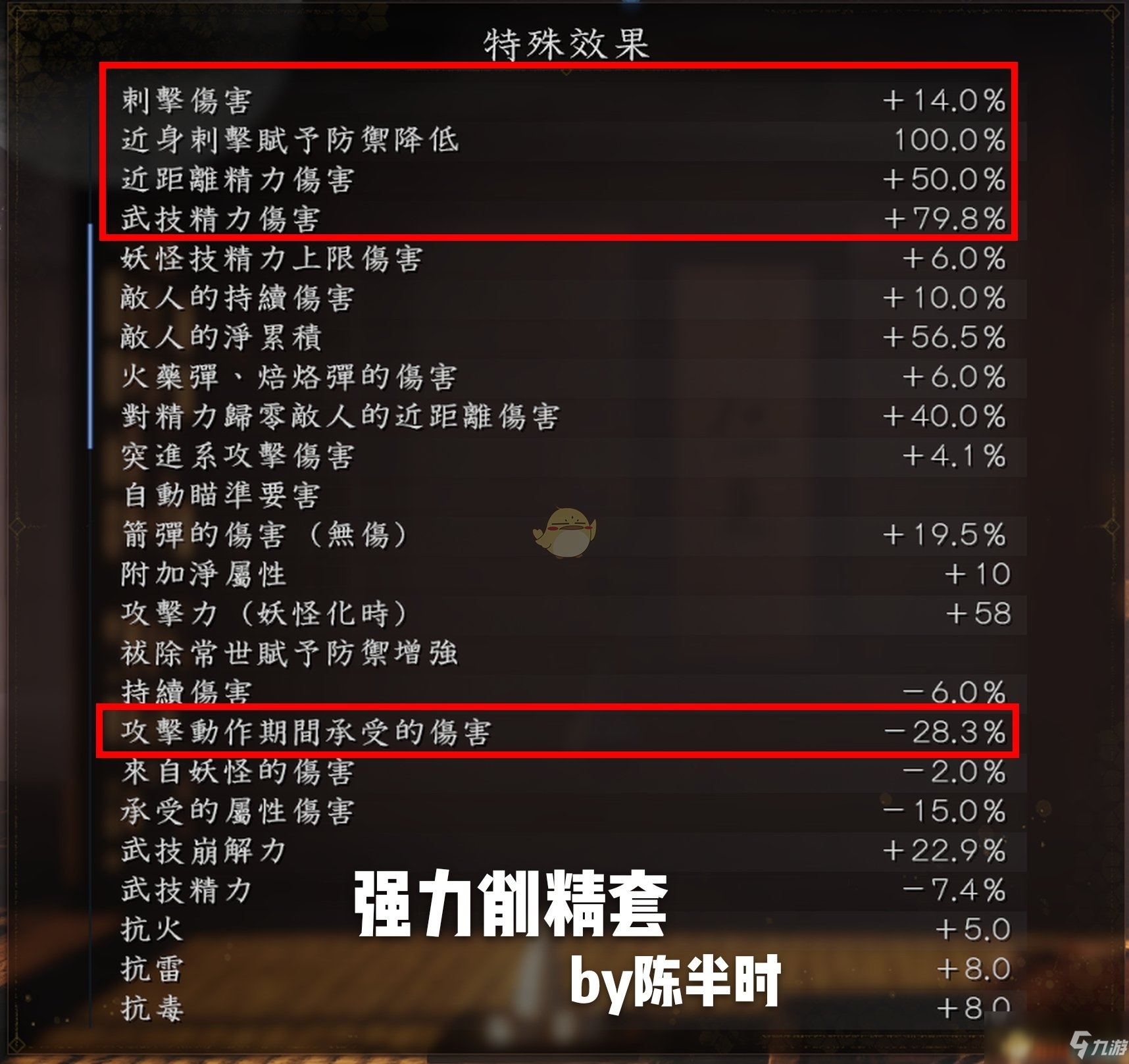 《仁王2》武士流强力削精套毕业配装指南