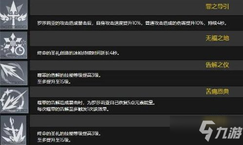 《原神手游》羅莎莉亞天賦技能介紹 羅莎莉亞天賦技能是什么